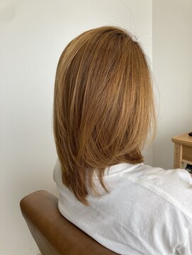 スーリール 福岡別府店(Sourire) ブロンドレイヤースタイル