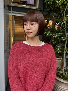 モンルル プル(mon loulou + plus) ボブ、切りっぱなし、ぱっつんボブ