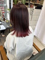 イル(ill)&nbsp;デザインカラー 毛先カラー ミディアム 大須