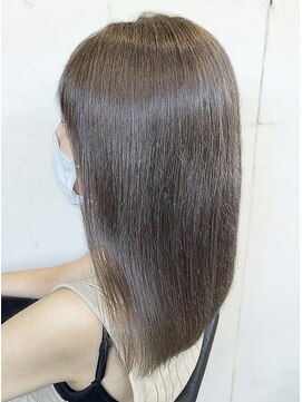 エルプラスヘアー 平尾店(L+hair) 20代30代大人可愛い髪質改善トリートメント透明感グレージュ