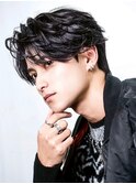 横浜/大人センターパート/ルーズシャドウ/ニュアンスパーマ