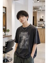 MEN's Baguz MEN'Sカット/ MEN'Sパーマ/ MEN'Sカラー 無造作ウェーブ韓国風メンズマッシュ