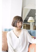 ☆air-OSAKA☆栃本優美☆ナチュラル内巻きワンカールボブ☆