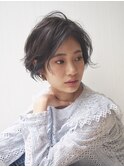 Nove コスメパーマでニュアンスを付けたショートボブ