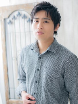 グルーミングサロン バーバー キャッスル 北浦和西口(Grooming salon Barber Castle) ワイルドアップバング★黒髪ショートB