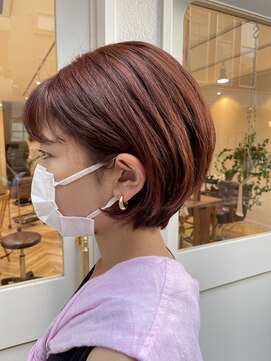 アンテシニヨン(Un the Shiniyon) キュートボブ×レッドカラー