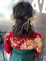 ラボー ノースプラザ店(LA'BO)&nbsp;【結婚式・成人式・卒業式】和装×ハーフアップ