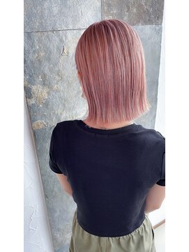 ウムラウト(Umlaut by jena frame) ペールピンク×切りっぱなし