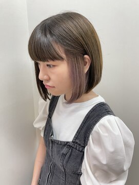 ヘアー ミッション 心斎橋店(hair Mission) インナーカラーアメジストカラー