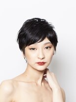 ヘア デザイン リスク(HAIR DESIGN RISK)&nbsp;【RISK 高橋勇太】黒髪でシルエットが完璧な束感ベリーショート