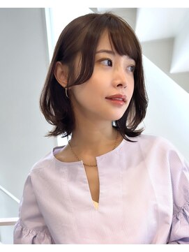 コート 表参道(Cote) 大人かわいいくびれヘアシースルーバング　20代30代40代50代