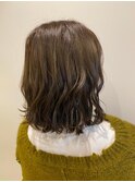 似合わせカット×メッシュゴールド