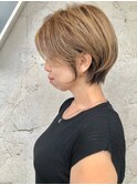 30代40代50代/白髪ぼかし/脱白髪染め/ショート/ハイトーン