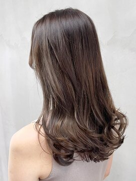 アルバム 銀座(ALBUM GINZA) ベージュロング_エアリーロングピンクブラウン_ba483191