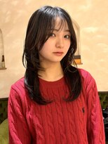 コスメストレート・暗髪ロング・レイヤー・銀座日比谷20代30代