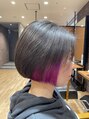 フルショウ アシヤ(FURUSHO ASHIYA) ショートでにインナーカラーもおしゃれです!
