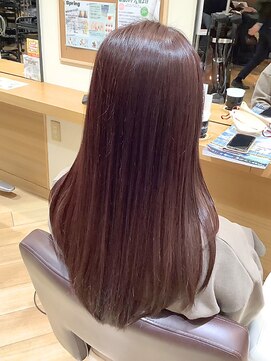 ラファンス 栗林店(LaFENCE) 艶髪ストレート/ピンクブラウン