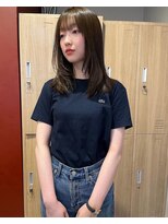 ローレンジウ(LOREN JU)&nbsp;透明感髪質改善ベージュダブルカラーミルクティーグレージュ