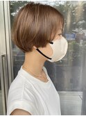 ぱつっとショートボブ