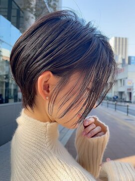 ジエクト アイロ(The Ect ilo) 脱白髪染め 大人くびれショートボブ メルティカラー 白髪ぼかし