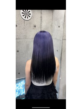 インク 渋谷(INK.) ブルーラベンダー×ブラック