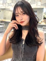 サイン 表参道(SIGN)&nbsp;韓国ヘアーハッシュカットレイヤーカットグレージュブリーチ無し