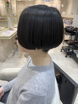 アッシュ 仙川店(Ash) ツーブロックショート前下がり刈り上げ女子大人ハンサムショート