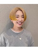 ハンサムショート/ハイトーンショート/金髪ショート
