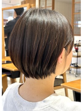 ビューイースト 亀戸 錦糸町(VIEW EAST) 【丸みショートヘア/大人ショートボブ/グレージュ】