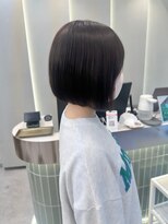 ◎メルティカラーブリーチなしカラー韓国ボブ髪質改善