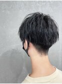 メンズカット・ナチュラル・ショート・ヘッドスパ・眉毛
