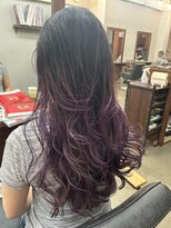 ヘアメイク デザート(HAIR MAKE DESART)&nbsp;グラデーションカラー×パープル