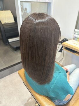 オリジンズヘアーセカンド 守谷店(Origins hair 2nd) グレージュカラー × BYKARTE TR