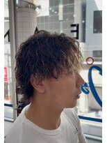 オーシャントーキョー 大阪(OCEAN TOKYO)&nbsp;波巻きパーマメンズツイストスパイラルパーマツーブロック