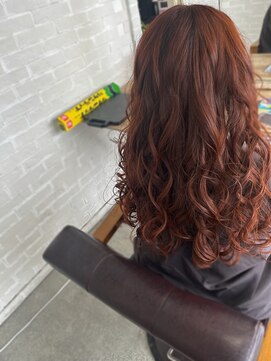 ヘアースポットイング(ing) オレンジカラー☆