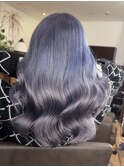海外ヘアーハッシュカットレイヤーカットハイライトカラー