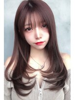 エイトジュール(8JOURS)&nbsp;ショコラピンク×艶ストレート