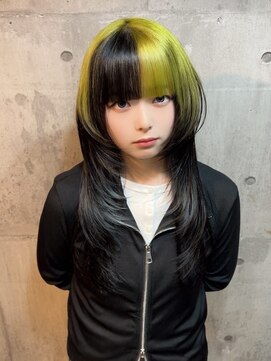 ニア 浅草(Nia) ハッシュカット／デザインカラー