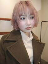 ゾーイ(ZOEY)&nbsp;今泉　ボブヘア　ボブ　ブリーチなしダブルカラー　パーマ