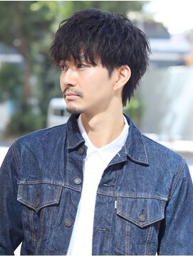 men's salon es. 新宿 メンズカット/メンズパーマ/メンズヘア【メンズサロン エス】 ニュアンスパーマ/波巻きツイストスパイラル[新宿/メンズ/men's]