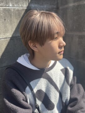 クロム(CHROM) 【ブリーチカラーオーダーNo1】Wブリーチ×ホワイトミルクティー