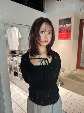 ドリップバイグリップ(DRIP by GRIP) カシスカラーに顔まわりレイヤー