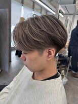 nuance.【ニュアンス】【8月1日NEW OPEN(予定)】 大人男子 センターパート メンズバレイヤージュ