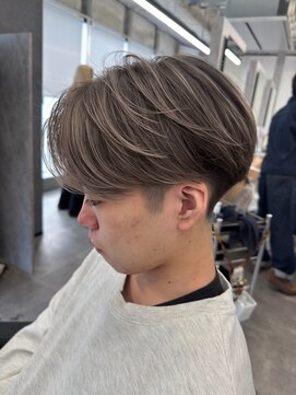 nuance.【ニュアンス】【8月1日NEW OPEN(予定)】 大人男子 センターパート メンズバレイヤージュ