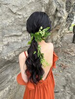 サリー 仙台店(SALLY) ウエディングフォトヘアローポニー