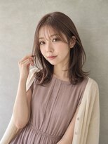 サムシング(Something.)&nbsp;大人レイヤーカット_ラベンダーベージュ
