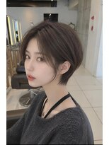 ロハスバイケンジ(LOHAS by KENJE)&nbsp;ダークグレージュで落ち着いたくびれショート