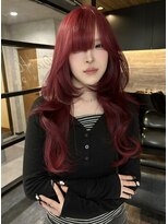 シア 富雄店(Sia.)&nbsp;wine red /hush cut