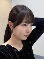 フィー 北千住店(fee)&nbsp;[HINAstyle]180°盛れる前髪/サイドバング/骨格/顔まわり/丸顔