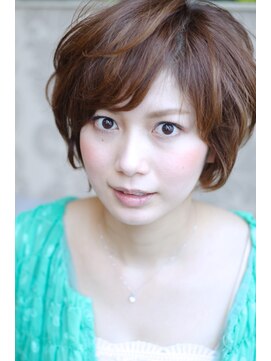 ゾンネ(ZONNE) 【ZONNE】　ゆるふわxショートボブ